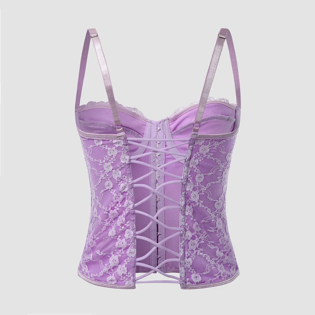 Corset de Renda Chihiro - Roxo - P - Corset - MAEVE