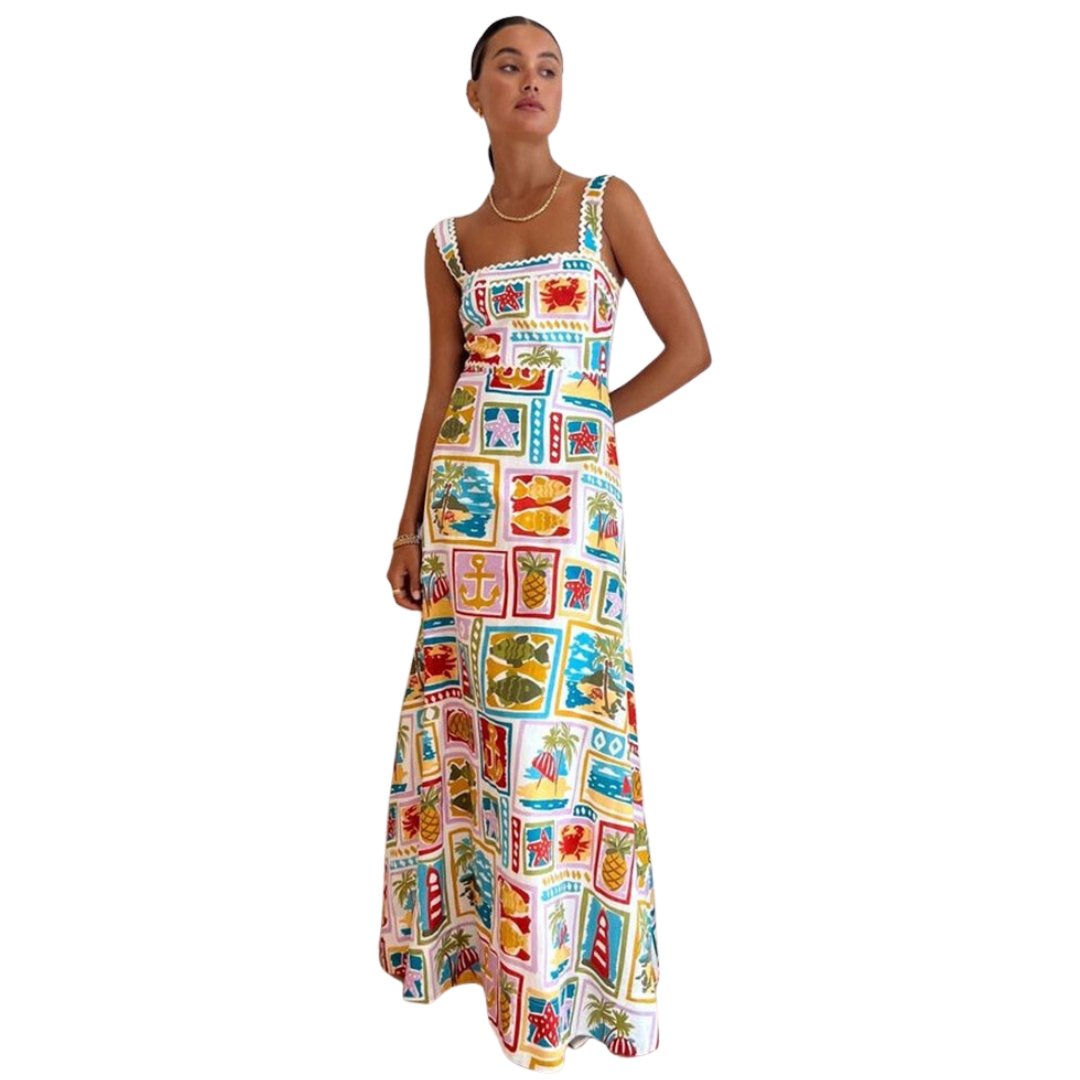 Vestido Love Language - A fruit print - P - Vestido - Maeve